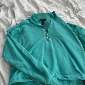 teal forever 21 long sleeve shirt S woman’s